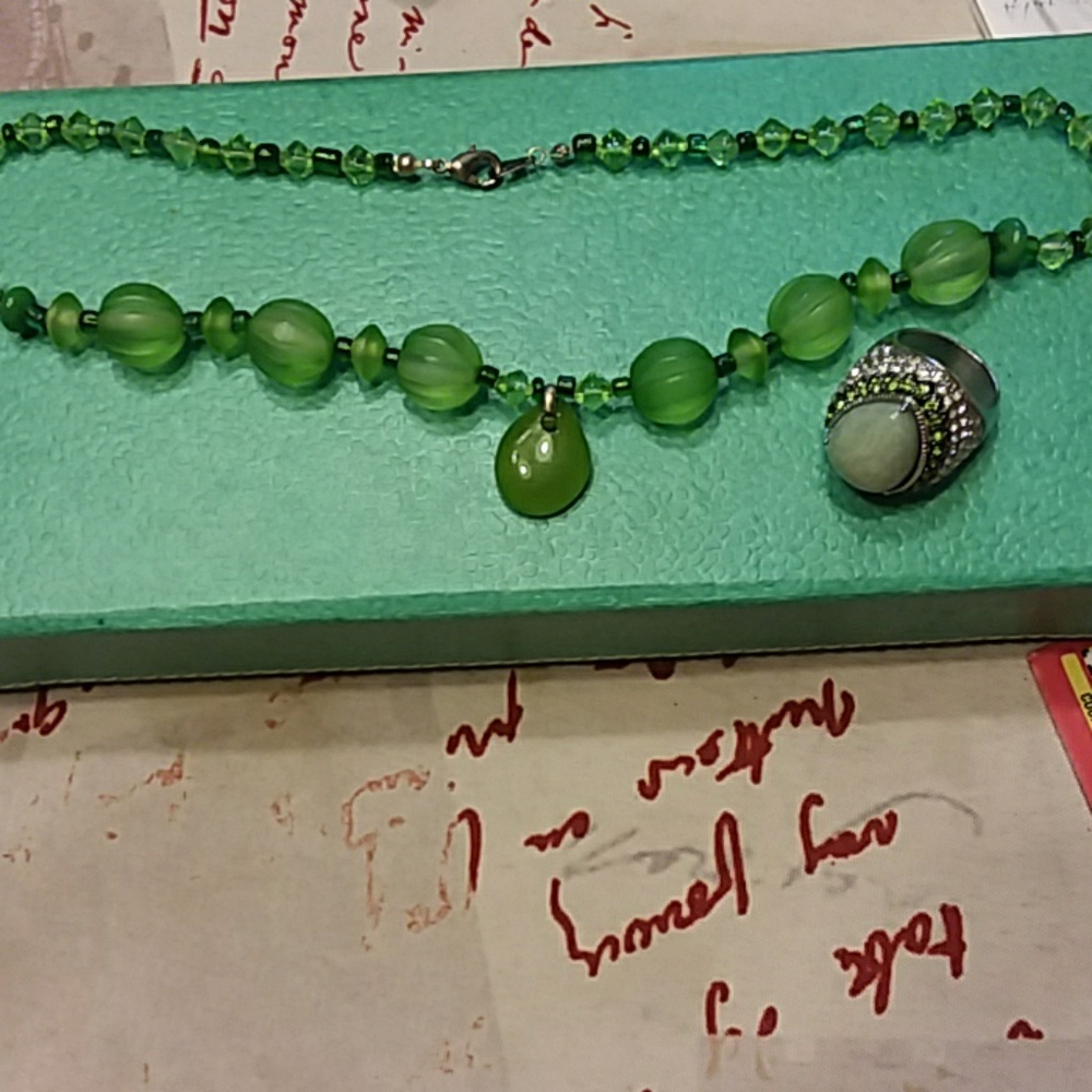 Necklace  and ring set